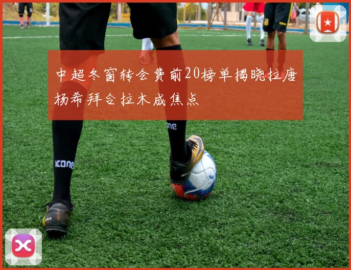 中超冬窗转会费前20榜单揭晓拉唐杨希拜合拉木成焦点
